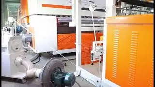 XHD high quality 4 screw 2000mm pe casting stretch film  machine operation vedio