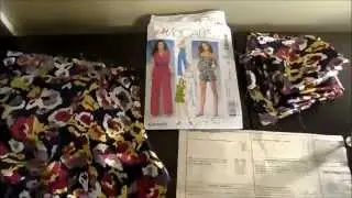 Sew- Along| DIY floor length Jumpsuit| M6083 view E| Sewing the Pockets & Pants together (pt. 3)