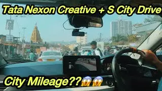 Tata nexon creative plus s CNG city drive 😱🛣️ #nexon #tatamotors #tatanexon #trending 