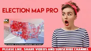 How to Download and Edit | PAID Envato Template Video FREE | Election Map PRO