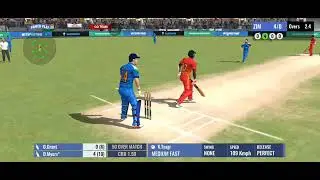 U19 world cup ZIMBABWE VS INDIA  🇮🇳ZIM 5/0. Over 5 CRR.1.00 INDIA🇮🇳  INDIA what's  TO Bowling best
