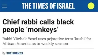 A History Of AntiBlack Racism in the Jewish Community & Weaponization of the Term Antisemitic￼￼