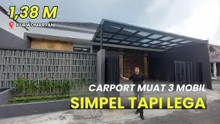 Eps 154 ~ Rumah 1 Lt Carport bisa Muat 3 Mobil