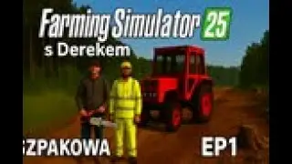 Prvni těžba dřeva a nákup traktora FS 25 Szpakowo ep:1 s derekem začatek s 1000€