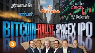 Fed Beige Book im Fokus – SpaceX-IPO, Alibaba, Palantir, BITCOIN, INTUIT, Cisco, AbbVie, Lemonade