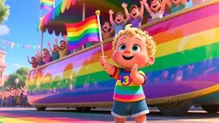 Learn Flags on Parade Day | Fun Flag Learning Song for Kids | Nursery Rhymes in English
