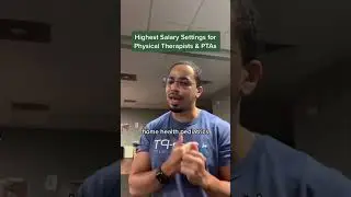 The highest salary setting for #physicaltherapists and #physicaltherapistassistants