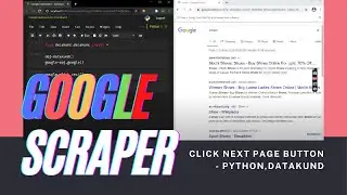Google Scraper | Click Next Page Button - Python,DataKund