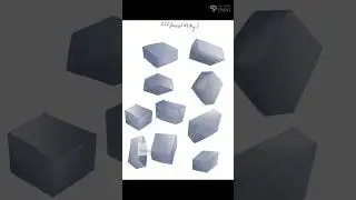 [49day] color cubes ⬜✨#dailypractice #hwvvujart #art #artjourney #digitalart