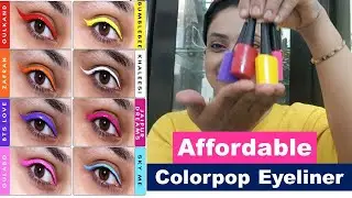 BEST CUFFSNLASHES Color Pop Liquid Eyeliner | With Hand Swatches  | Yo Womania
