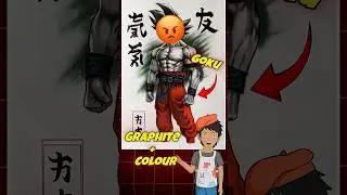 Realism + Anime? Goku Got an Upgrade! #GokuSketch #RealisticAnime #ArtShort