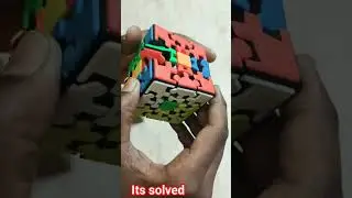 gear cube solving #cubesolutions #cube
