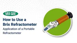 How to Use a Brix Refractometer | Application of a Portable Refractometer