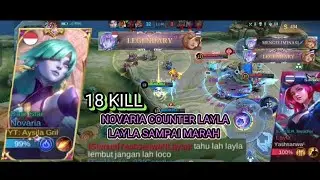 NOVARIA COUNTER LAYLA HINGGA  MARAH BUILD HERO NOVARIA TERSAKIT 2023 MOBILE LEGENDS