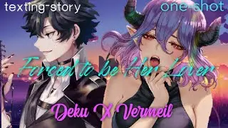 A Demon forced me to be her husband!//one-shot//MHA Texting Story