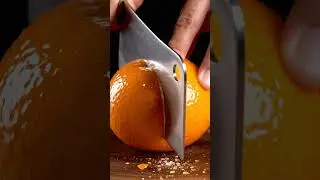 🍊 Satisfying Crystal Orange Cutting in Slow Motion | ASMR Glass Slice 🔪💎