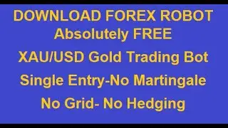 FREE Download-XAU/USD Gold Bot MT5 Meta-Trader 5-Single Entry-No Martingale-No Grid-Forex EA Robot