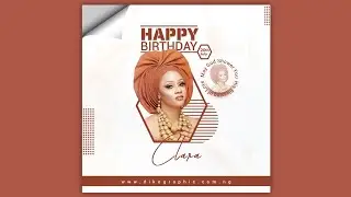 How to Create Birthday Flyer on Smartphone using Pixellab | PixelLab Tutorial