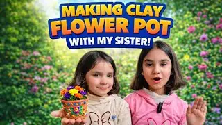 Pehli Baar Clay Se Flower Pot Banaya 😱 Result Ne Shock Kar Diya 😳