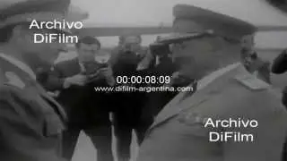 Josip Broz Tito receives Reza Pahlavi at Belgrade Airport 1967