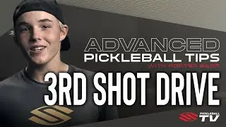 Use the 3rd Shot DRIVE Consistently w/ This Drill 🙌 | Advanced Pickleball Tips w/ Porter Barr Ep. 4