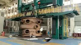 Large Steam Turbine Casing Machining on VTL Machine