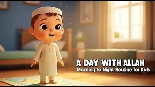 A Day With Allah 🌙✨ | Fun Morning to Night Routine for Kids