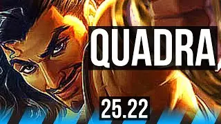 AKSHAN vs MEL (MID) | 10 solo kills, Quadra, 50k DMG, Godlike, 26/6/7 | EUW Diamond | 25.22