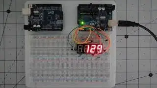 Affichage LED &agrave; 4 chiffres et 7 segments SevSeg Counter avec un Arduino Uno