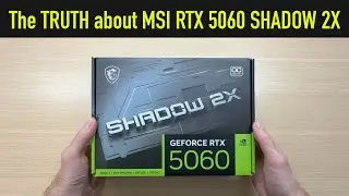 Noisy or Quiet? MSI RTX 5060 SHADOW 2X OC Review