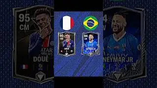 Dou&eacute;🇫🇷 vs His Idol🇧🇷#shorts #fcmobile #fifamobile #fc24 #fc25 #easports #eafc #fifa