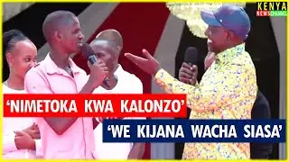 FEARLESS Gen Z from Kalonzo's home addresses Ruto face to face in Machakos during Nyota Disbursement