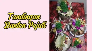 Tandingan Banten Pejati Simpel dan Bermakna @trisnas.d