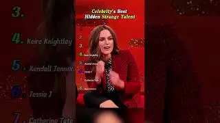 Celebrities with hidden strange talents!#celebrity  #talent #haileybiebers #kendalljenner