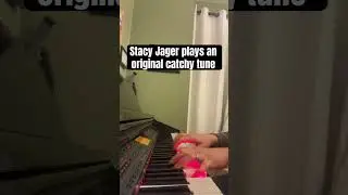 Stacy Jager creates an original catchy tune on piano 🎹