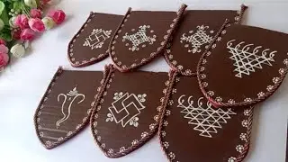 Beautiful Cardboard Toran Making💞//Easy door hanging 🚪//Bandhanwar