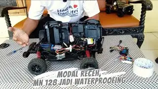Modal Receh, RC MN128 Nyebur air setelah Waterproofing #rc #rccars #rc #rccars @rcekstrim225