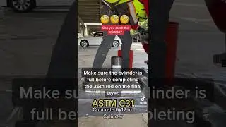 ASTM C31 Concrete Cylinder with Big Papa&hellip;ACI Certification Testing Technician #specialinspection