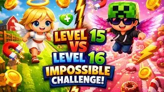 IMPOSSIBLE SPEED CHALLENGE! 🏃&zwj;♂️💨 Level 15 vs Level 16 (Crafty Runner) | Fazial Gaming
