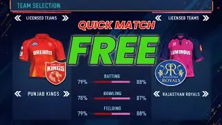 FREE QUICK MATCH 😱 | Real Cricket 24 Gameplay | gamevikas 
