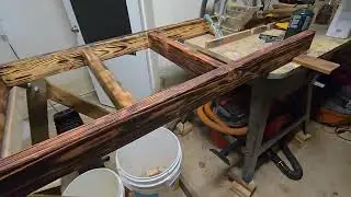 6'&times;2' wood burned blanket ladder DIY