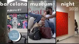 Barcelona VLOG | museum night out 2021 - design, music, Catalan and modern art! VLOG 004!