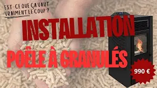 Installing a pellet stove!