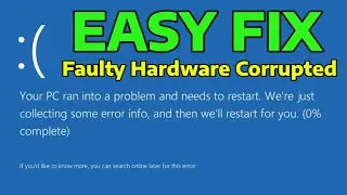 Fix FAULTY HARDWARE CORRUPTED PAGE Blue Screen Error on Windows 11 [Tutorial]