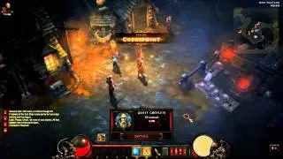 Diablo 3 Beta Monk Playthrough by Fryedegg (D3 Gameplay/No Commentary) HD
