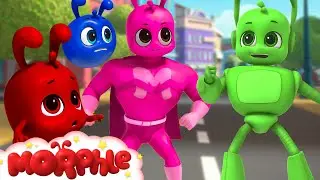 🦸SUPERHERO VS ROBOT 🤖 | Morphing Family👪|  Best Episodes of Morphle TV | Monster Cartoon for Kids