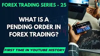What is a pending order in forex trading?