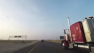 Driving on Interstate 5 North 4K - Westside Freeway - California, USA