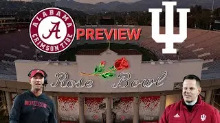 Alabama vs Indiana CFP QUARTERFINAL PREVIEW | 112th Rose Bowl