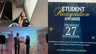 Got invited from college 😊|| Student Recognition Awards🫶🏼